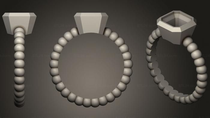 Jewelry rings (Ball Ring 660, JVLRP_0290) 3D models for cnc